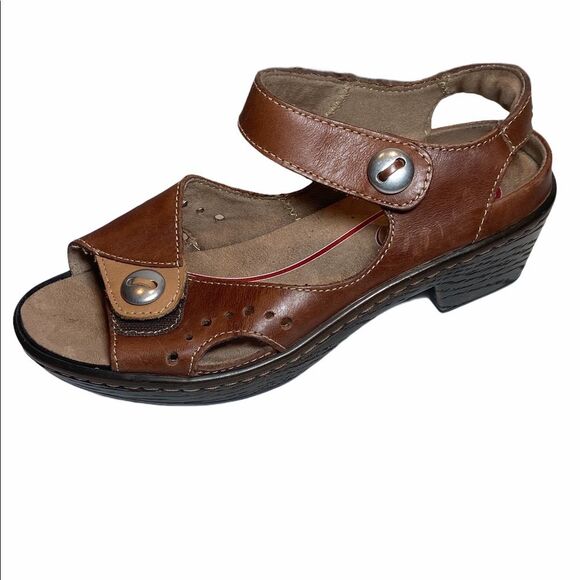 Klogs Women’s Leather Open Toe Clogs Sandals 7 - Picture 1 of 6